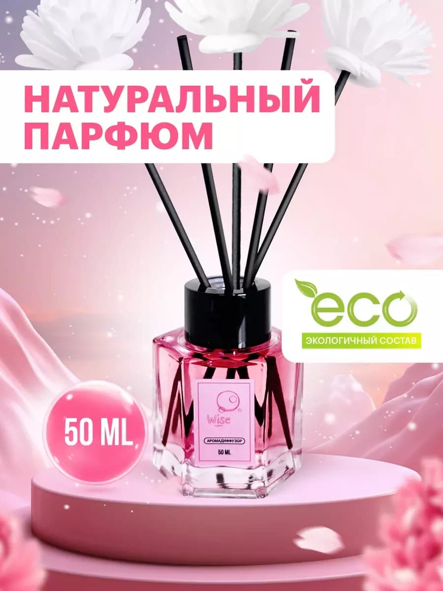 Диффузор для дома с палочками парфюмированный