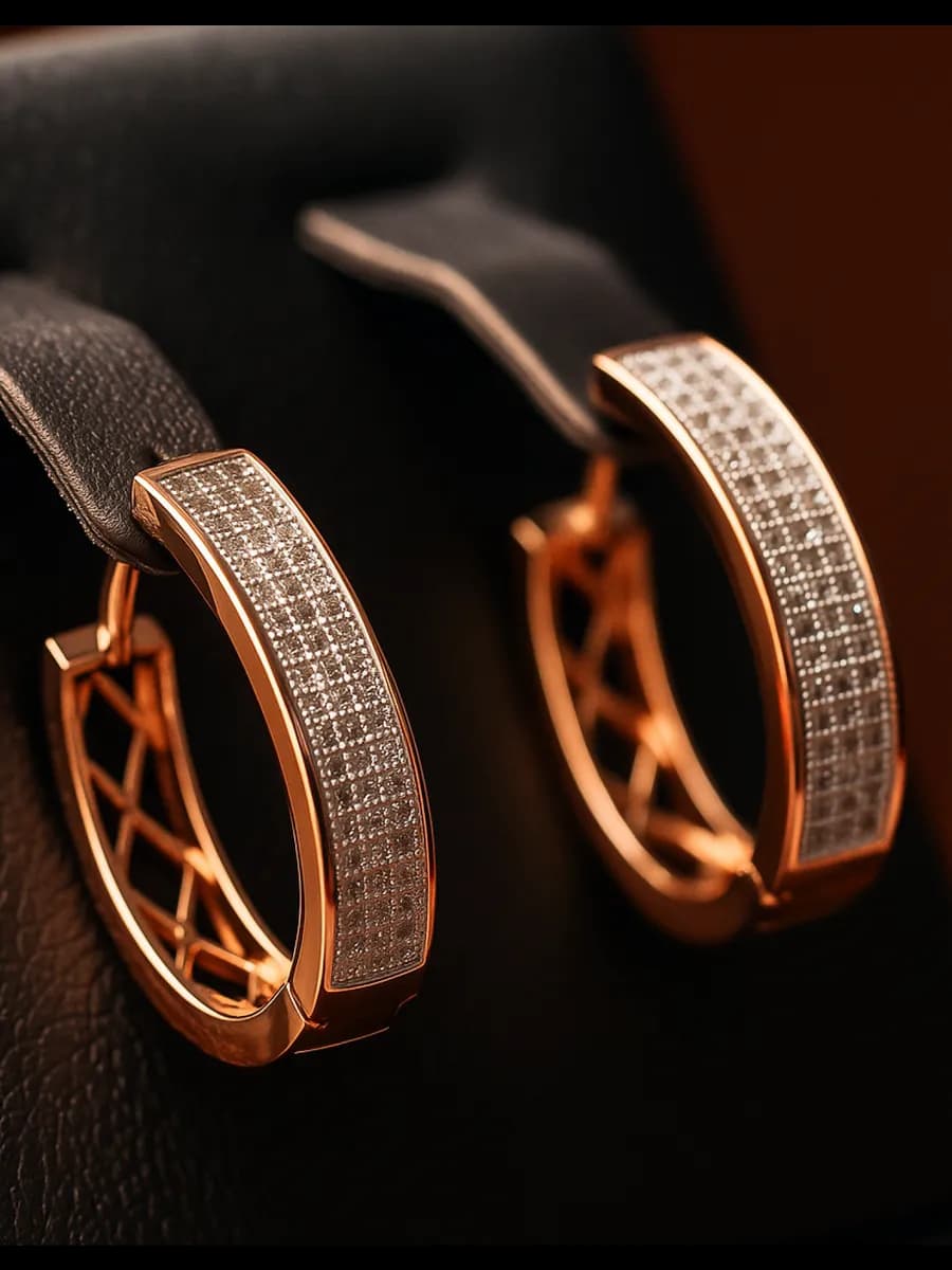 Серьги бижутерия позолоченные вечерние украшения