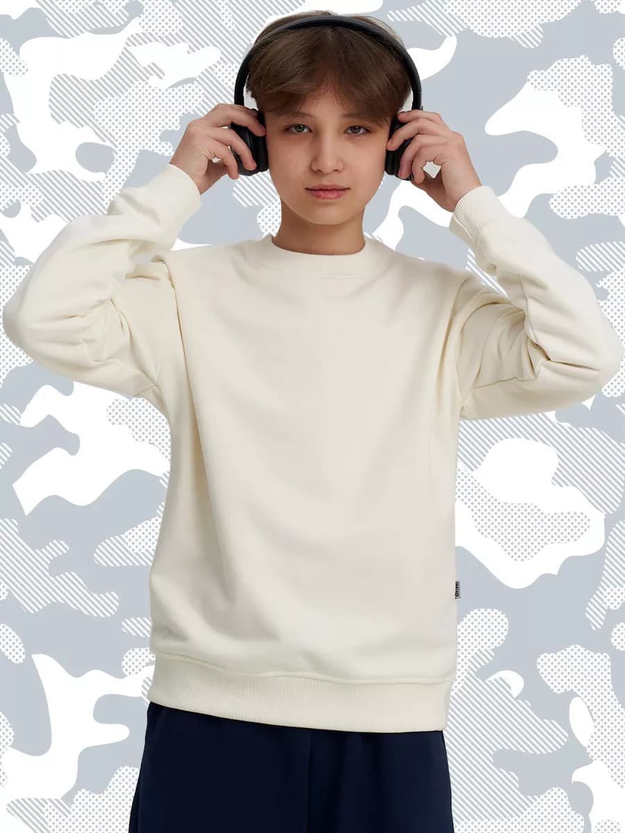 Свитшот оверсайз для мальчика в школу подростковый