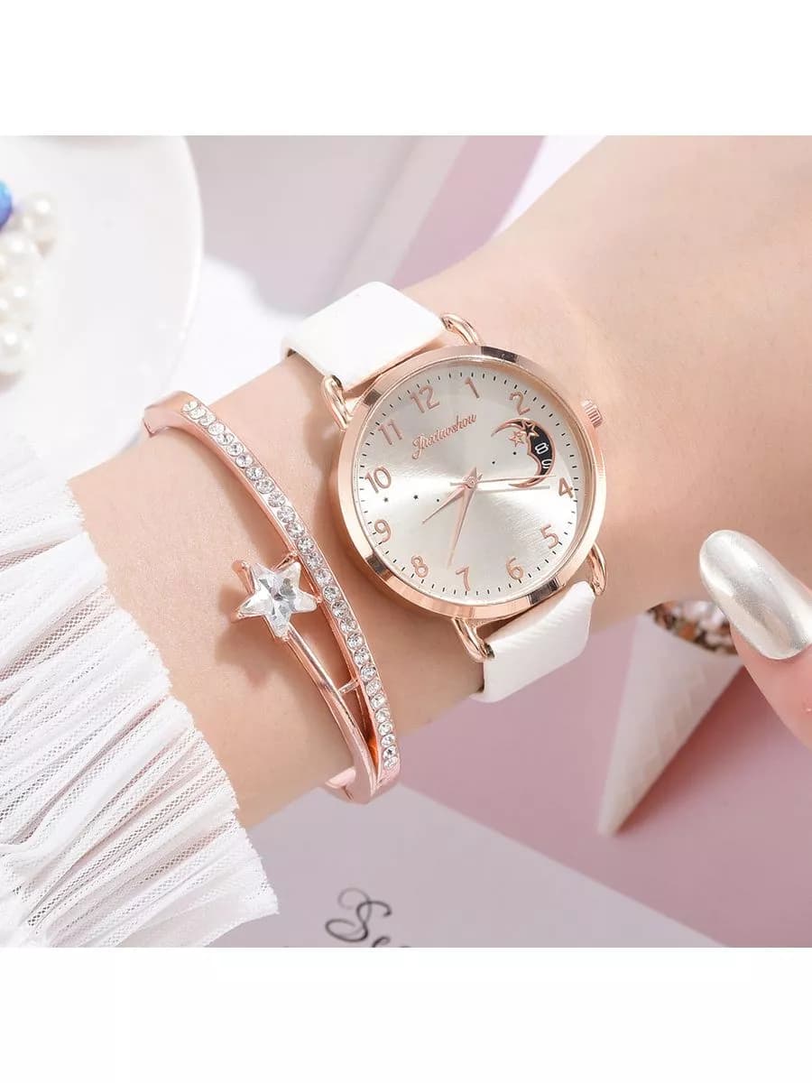 Часы кварцевые с браслетом