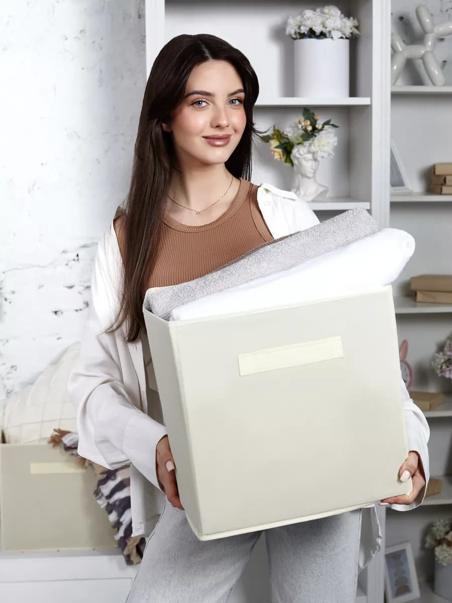 Коробки для хранения вещей и игрушек, короба 31*31*31см