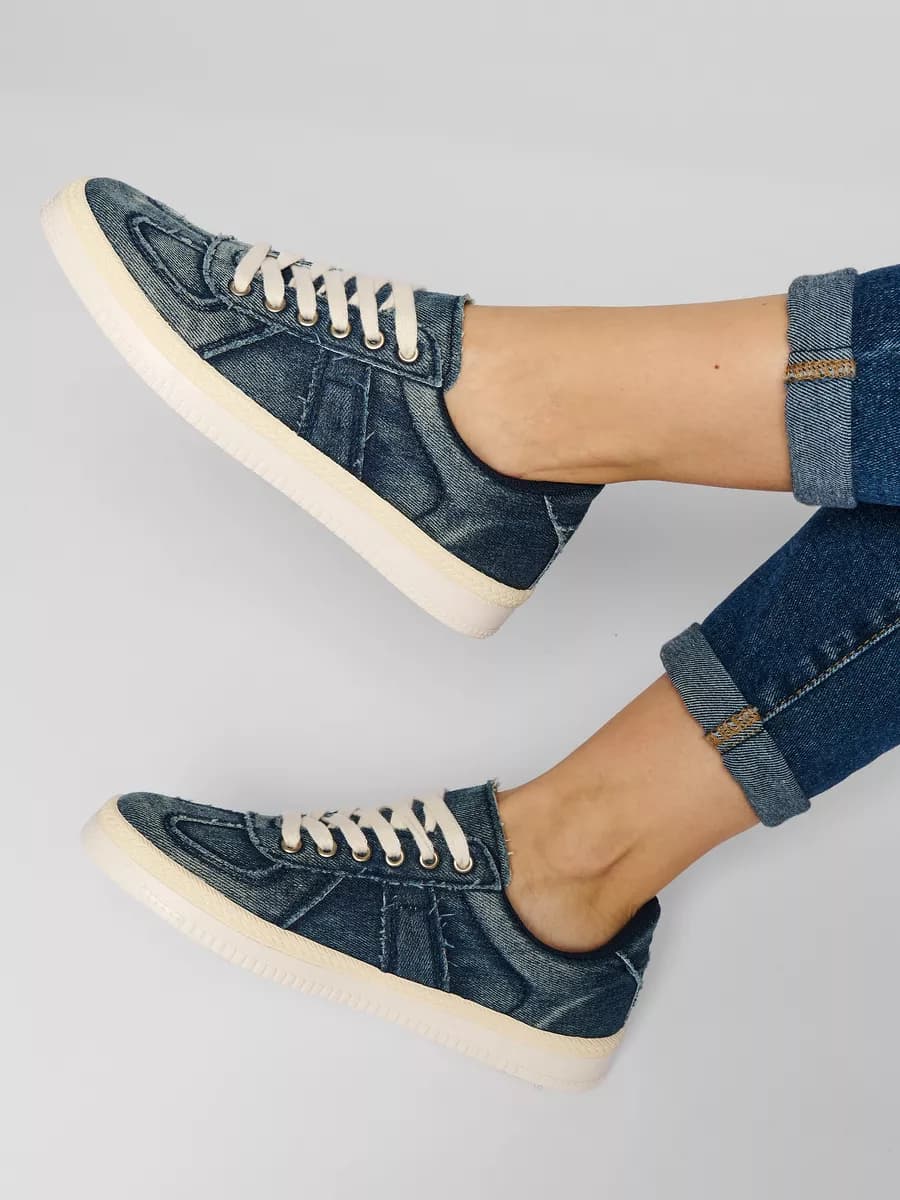 Кеды джинсовые демисезонные