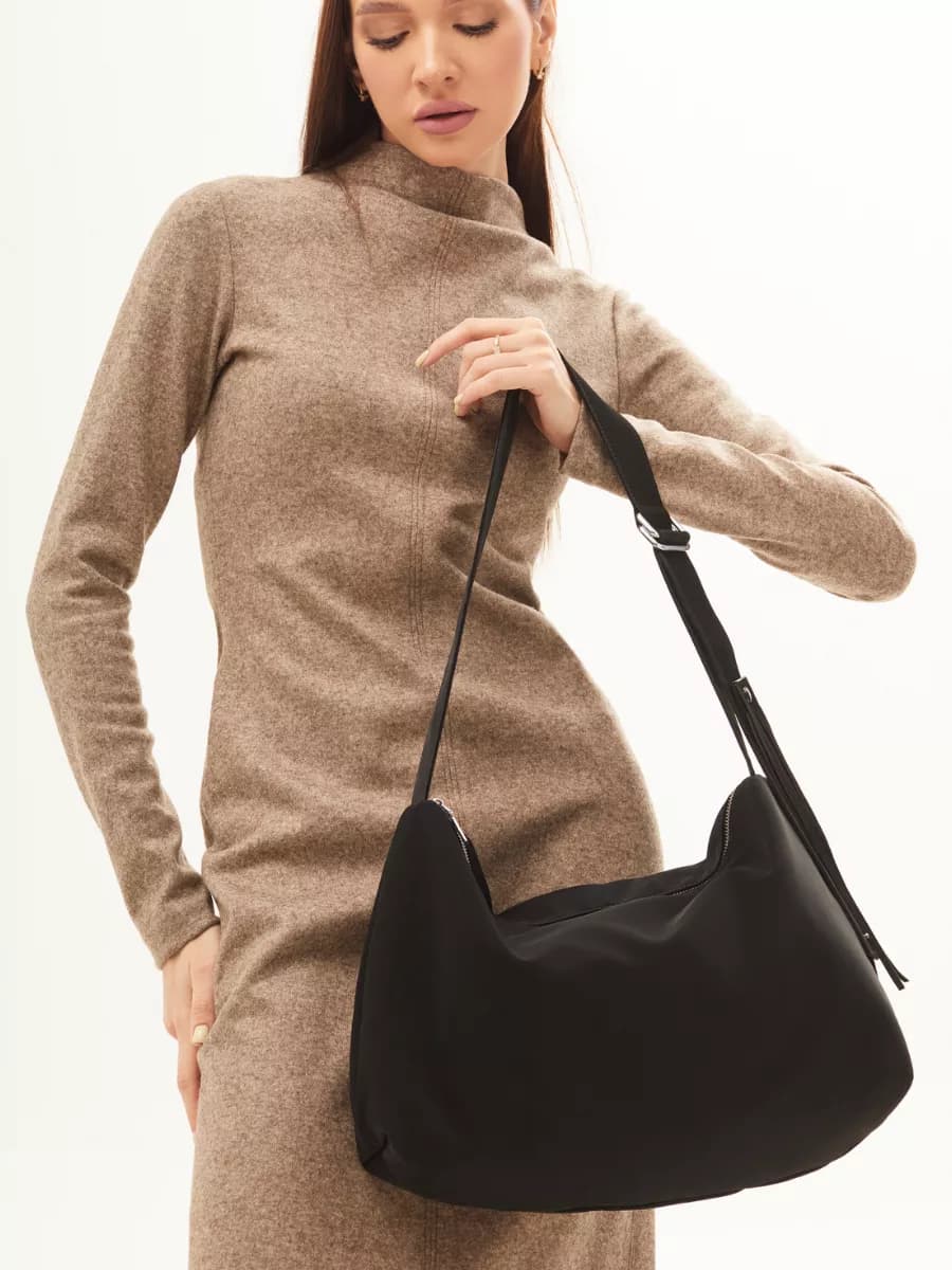 Сумка через плечо офисная повседневная из экокожи