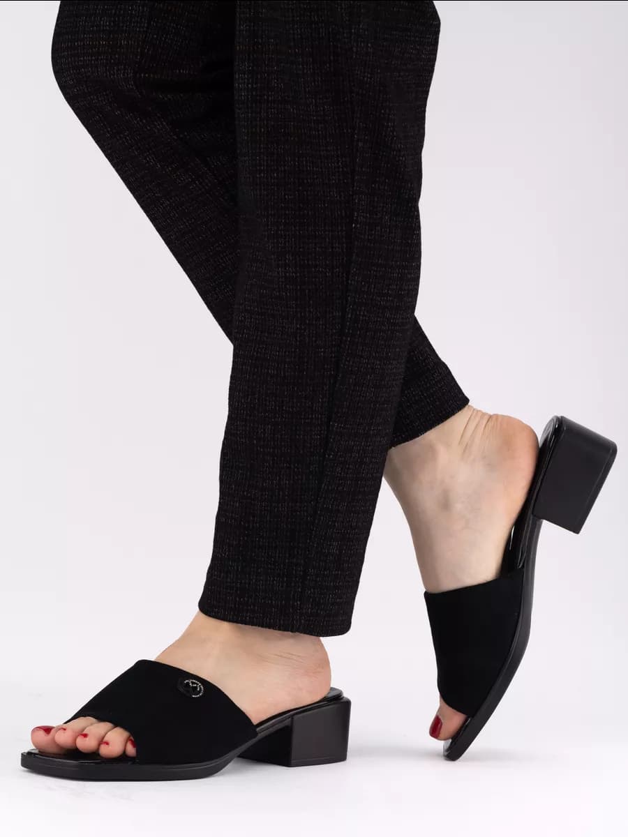 Сабо мюли шлепанцы женские летние повседневные - фото 1