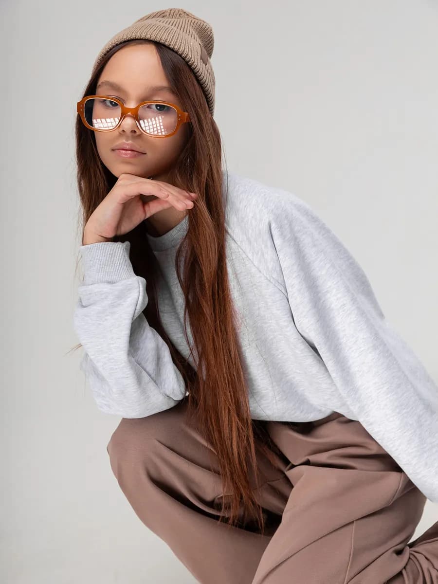 Свитшот оверсайз школьный