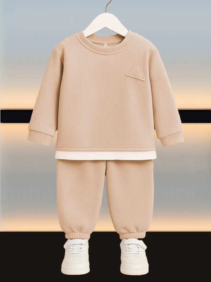 Костюм спортивный детский вафельный двойка