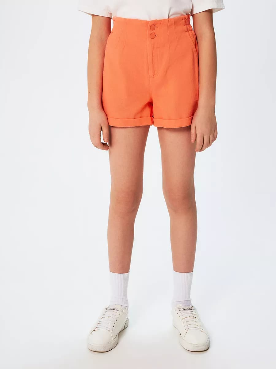 Шорты летние из твила на резинке