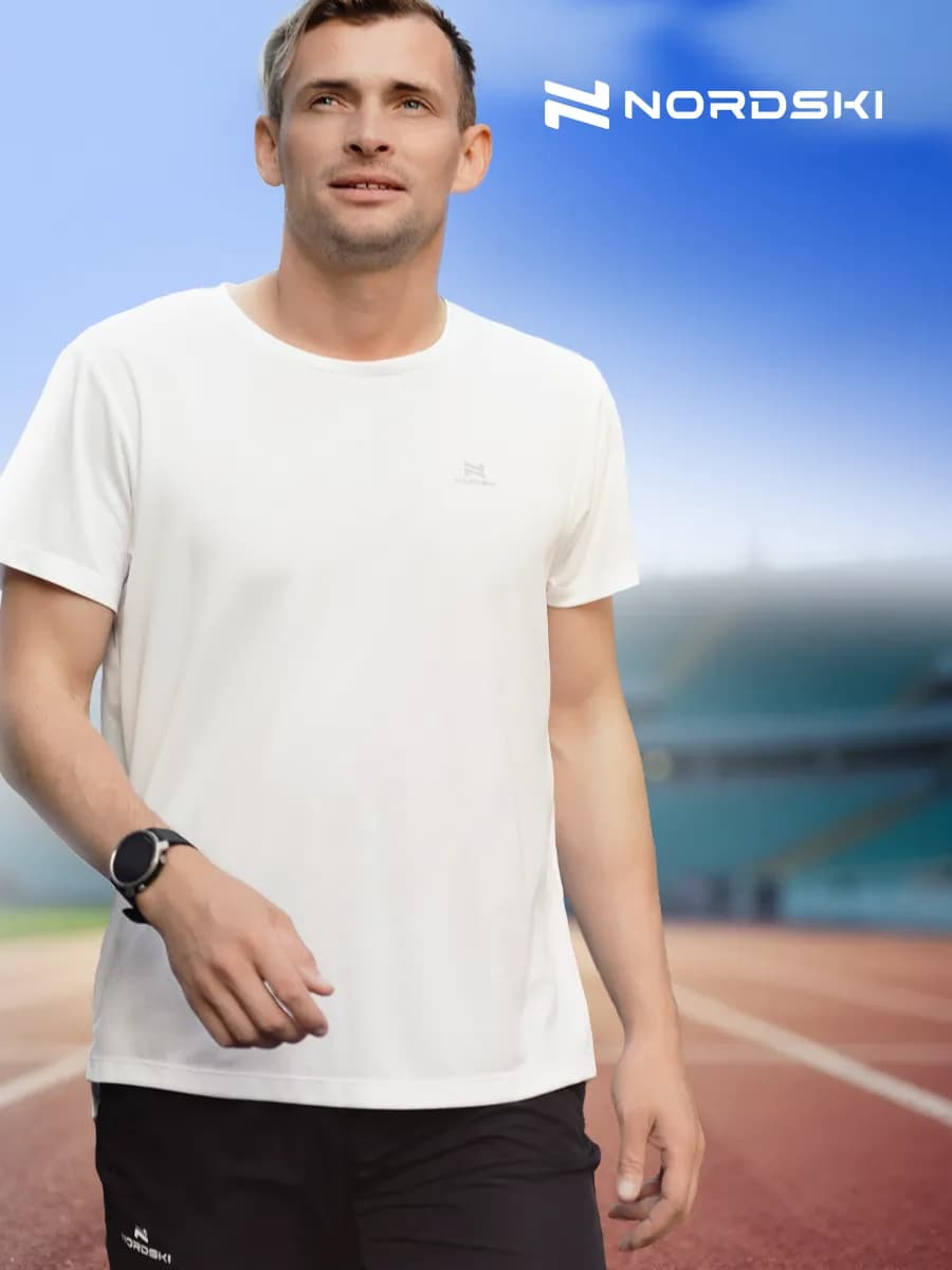 Футболка спортивная для бега фитнеса Run