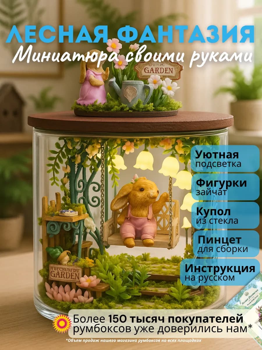 Интерьерный конструктор (румбокс) "Лесная Фантазия"