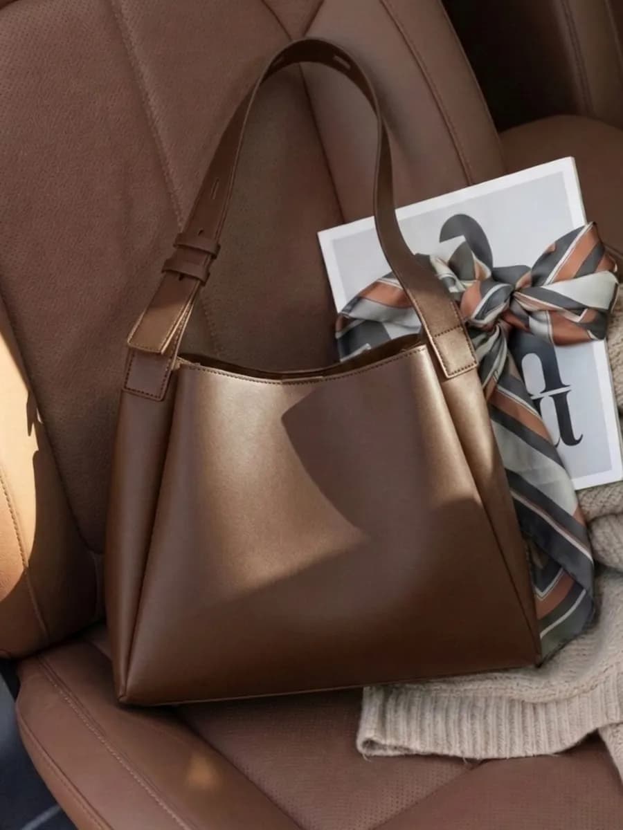 Сумка большая А4 с косметичкой