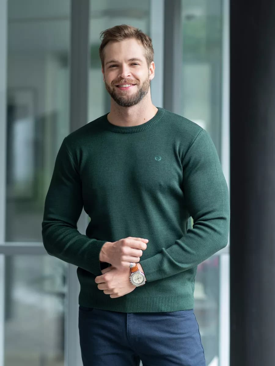 Свитер теплый джемпер однотонный Турция