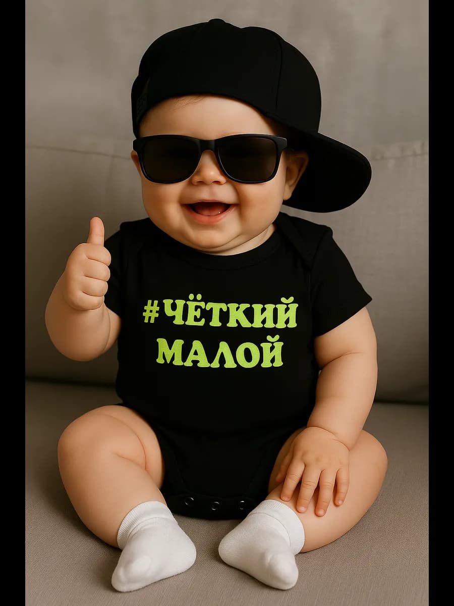 Боди для малышей новорожденных Четкий малой