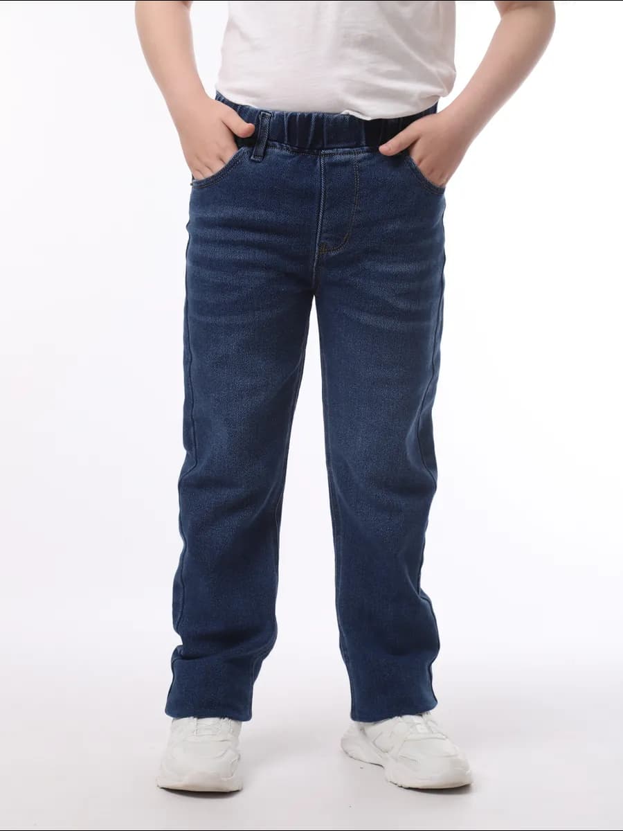 Джинсы подростковые на резинке