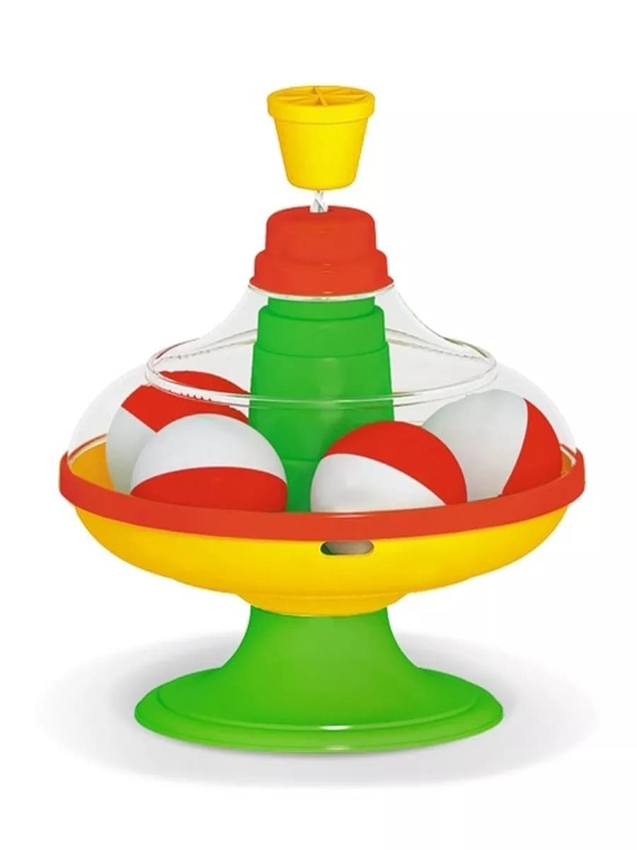 Юла с шариками развивающая д.-14 см