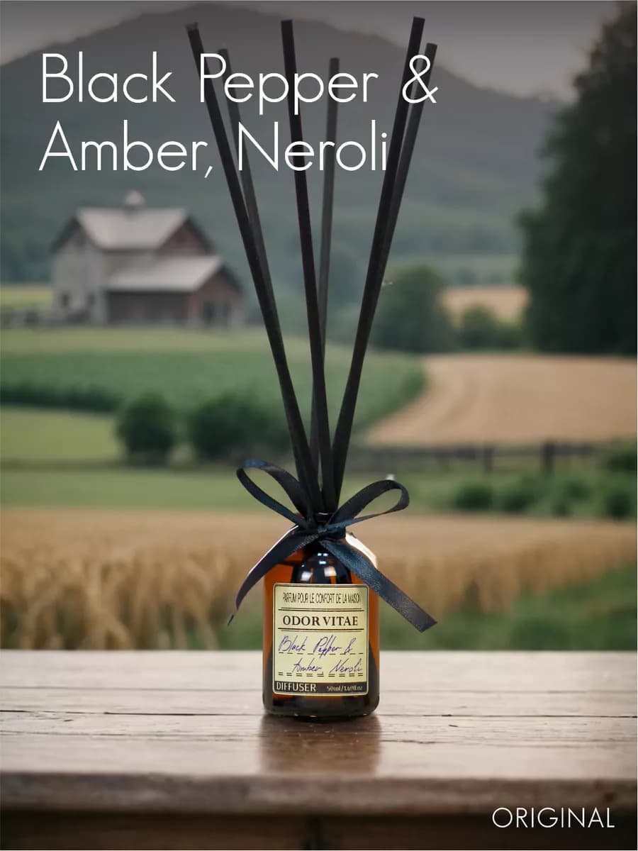 Диффузор для дома запах Black Pepper & Amber, Neroli