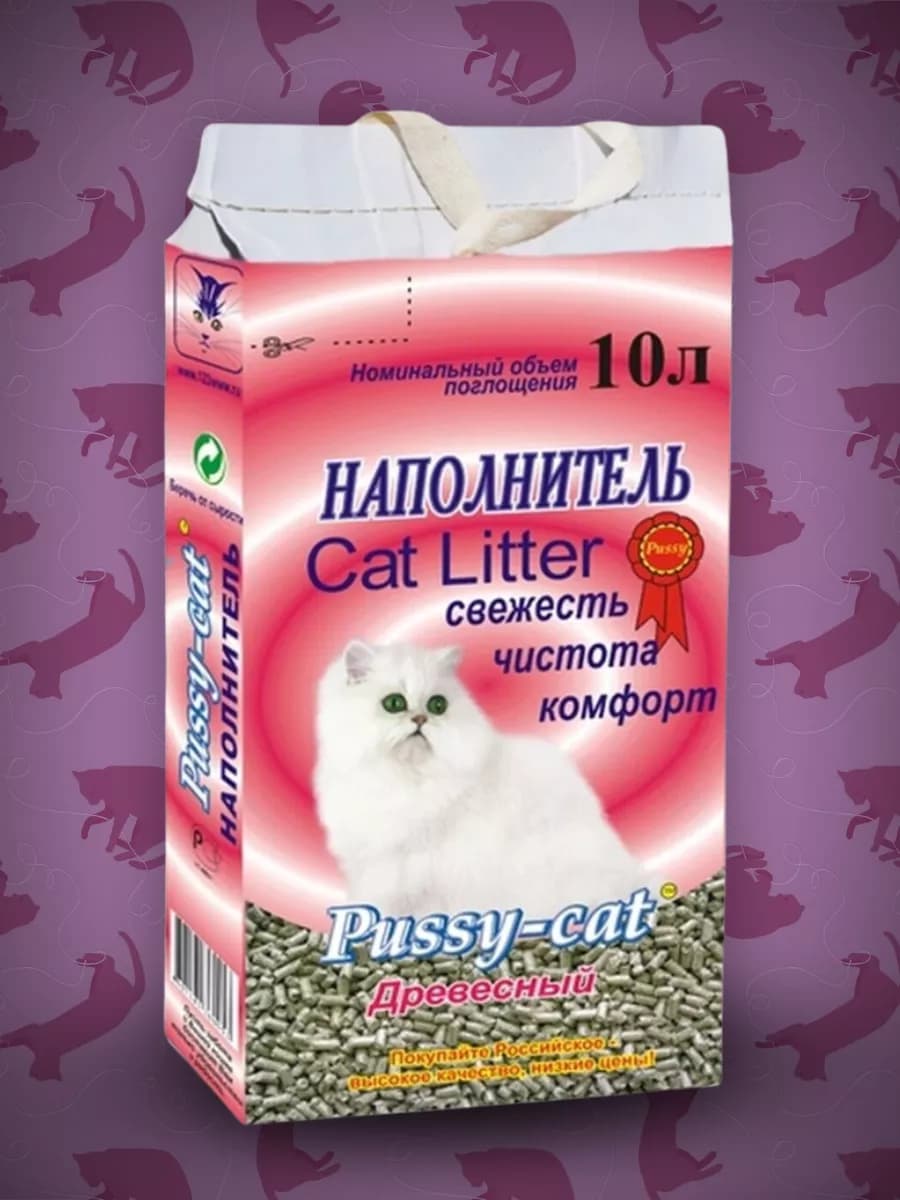 Наполнитель для кошек древесный 10л