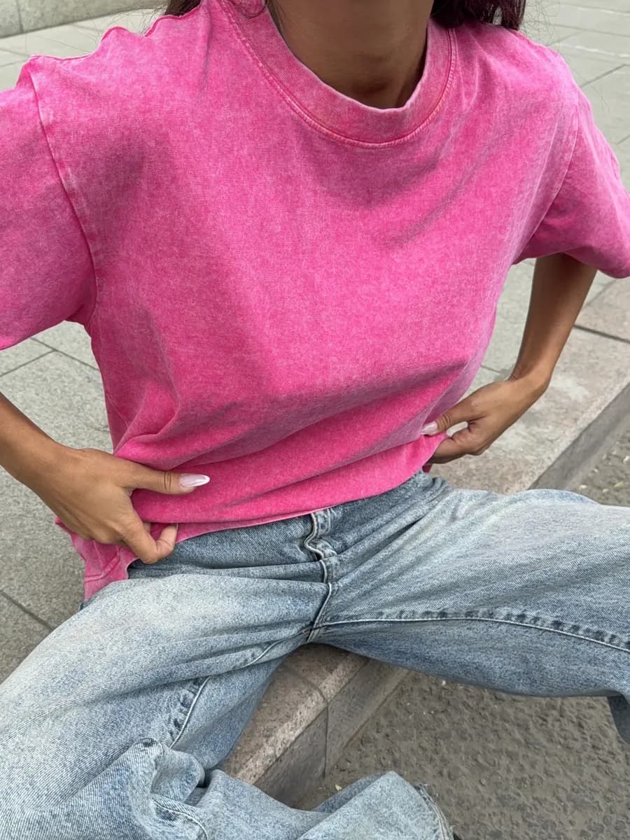 Футболка оверсайз варенка больших размеров