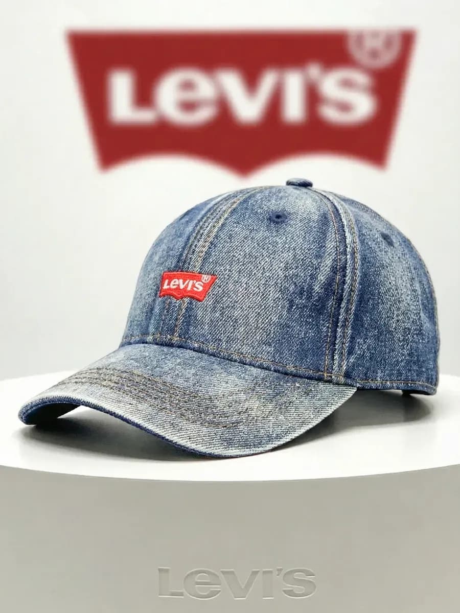 Бейсболка летняя мужская джинсовая Levis