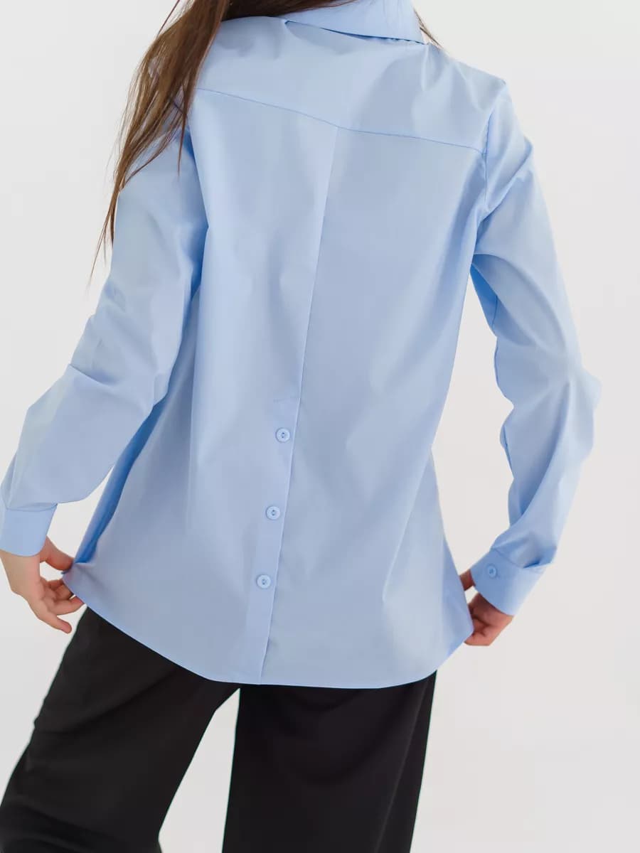 Рубашка школьная удлиненная