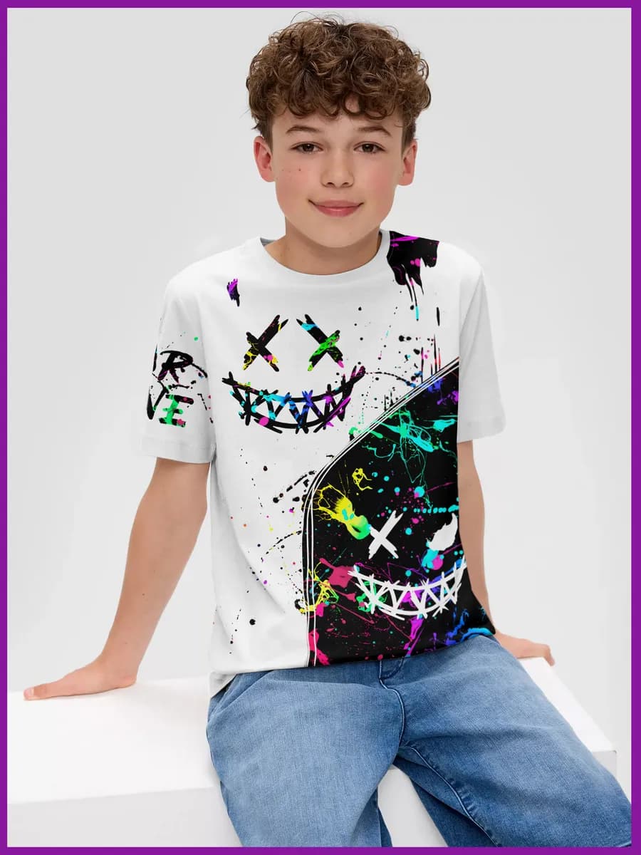 Футболка с принтом