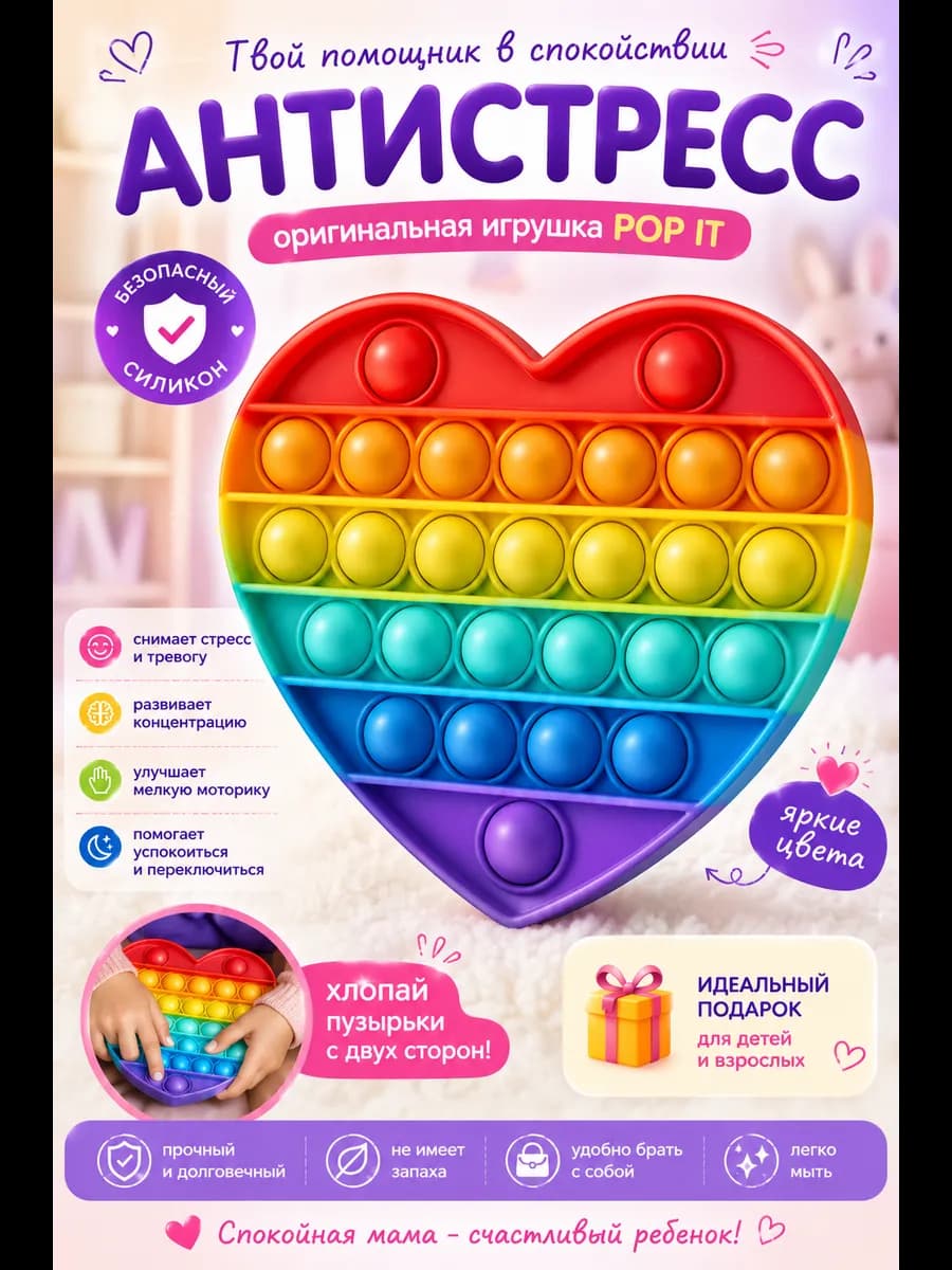 Поп ит Игрушка антистресс