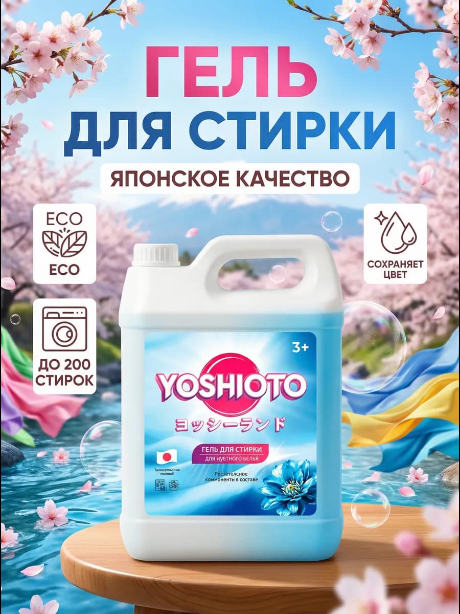 Гель для стирки для цветного белья