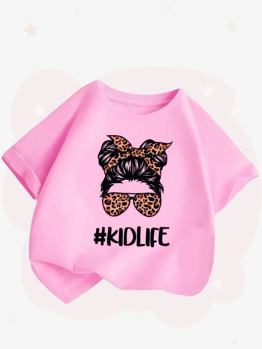 Футболка для девочки с принтом