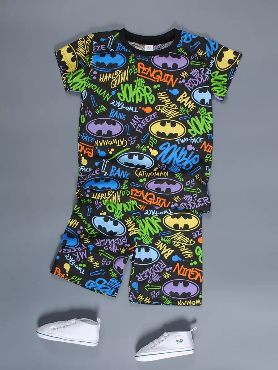 Костюм с шортами для садика летний трикотажный