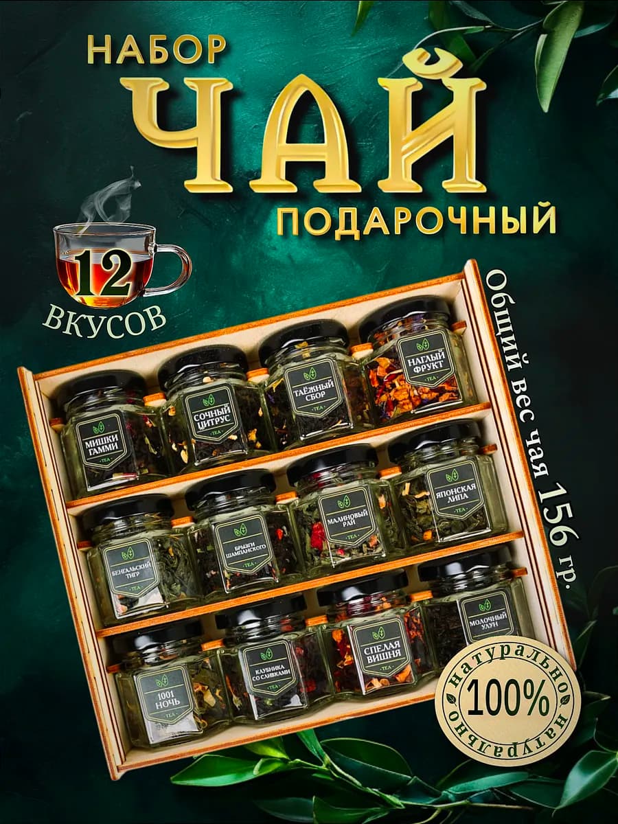 Подарочный набор чая учителю на послдений звонок