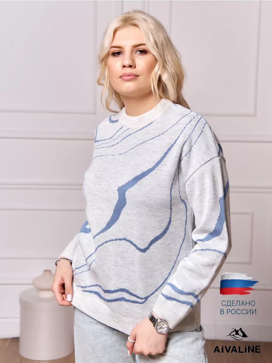 Женский джемпер вязаный