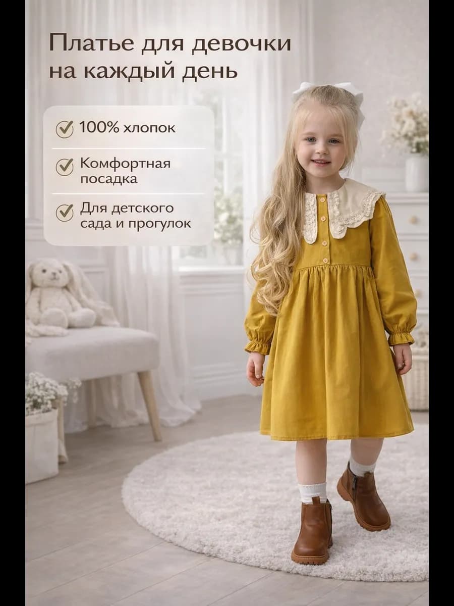 Платье для девочки праздничное