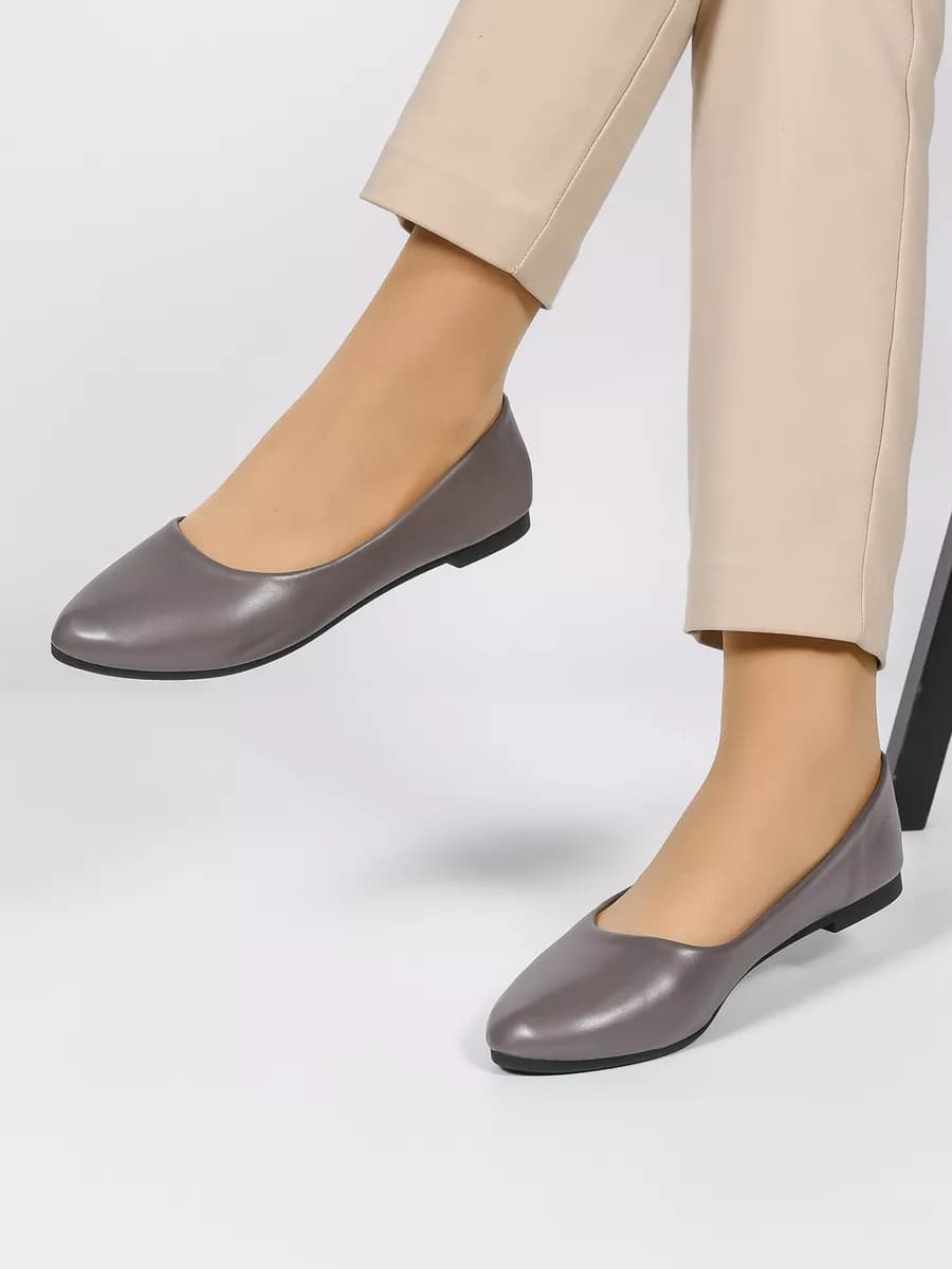 Балетки из экокожи на каждый день легкие