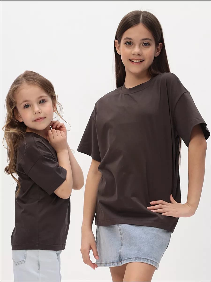 Футболка детская базовая однотонная