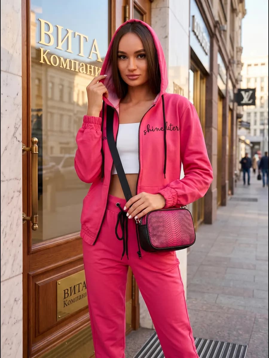спортивный костюм на молнии с капюшоном летний