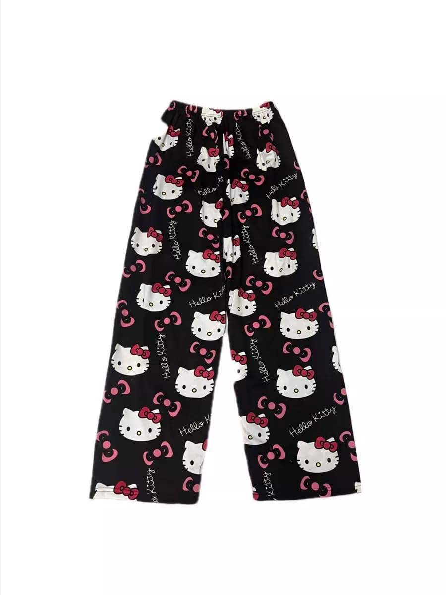 Штаны Hello Kitty летние легкие домашние