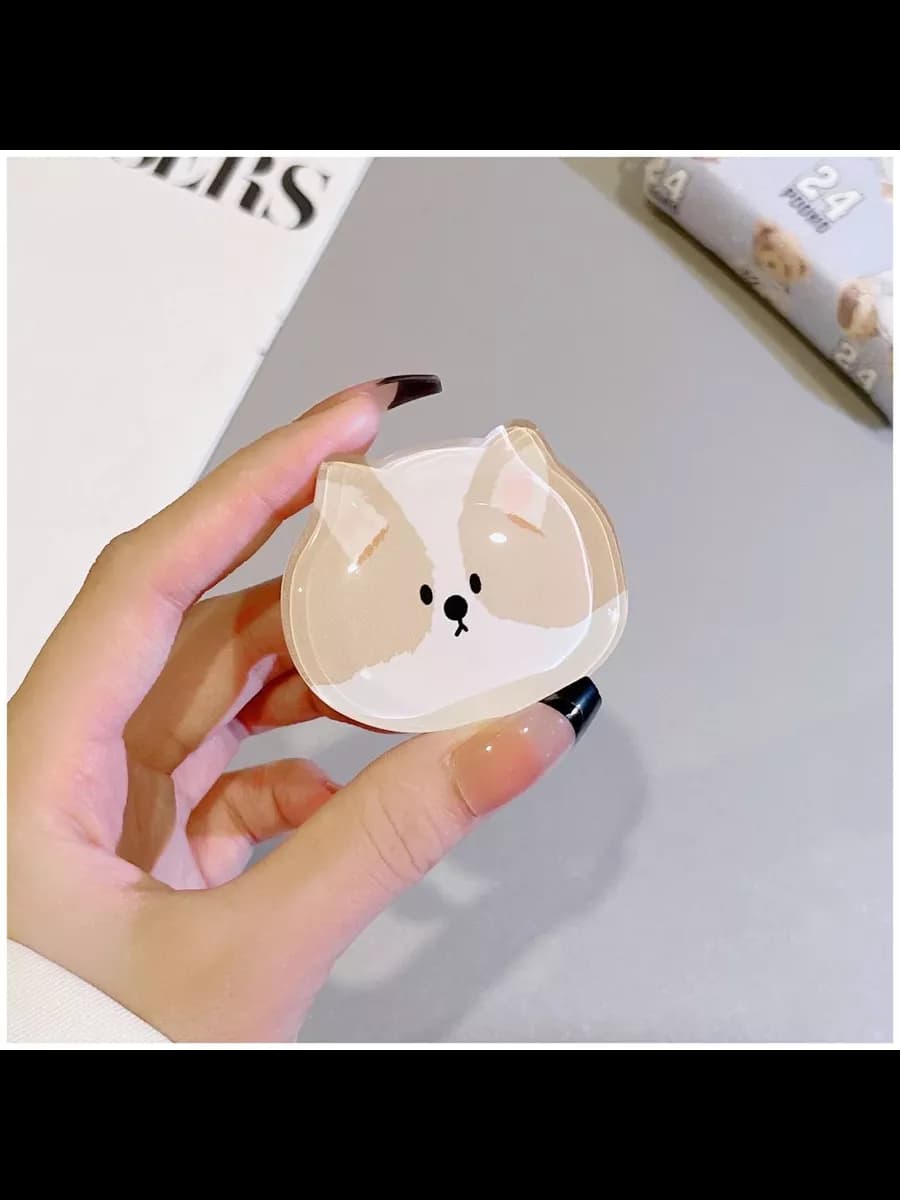 Попсокет собака для телефона