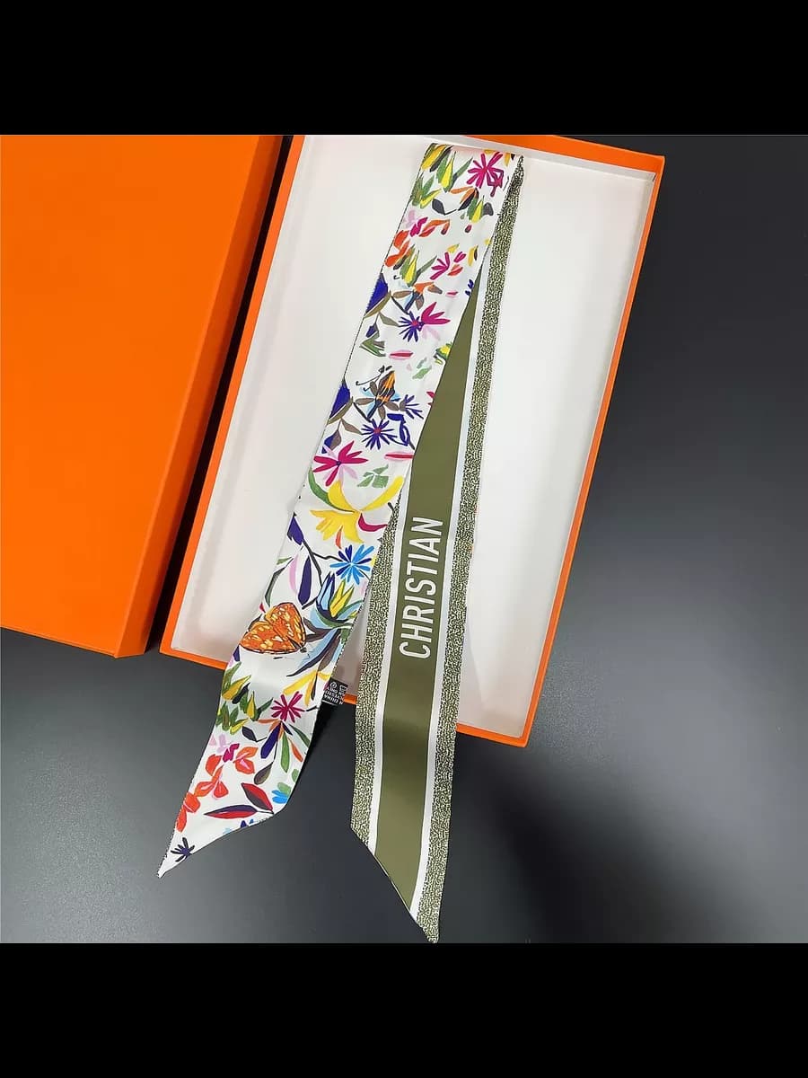 Шарф-лента Твилли легкий на голову галстук