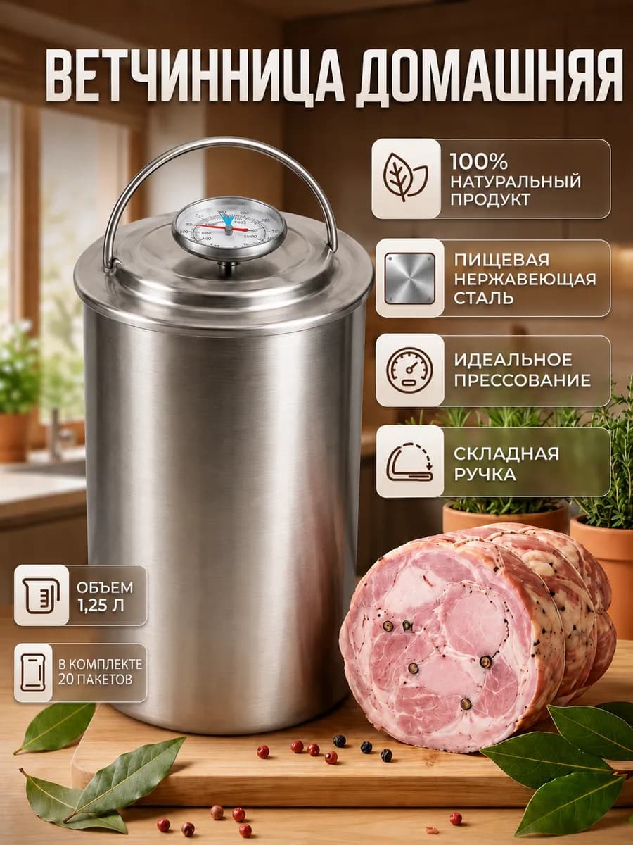 Ветчинница из нержавеющей стали