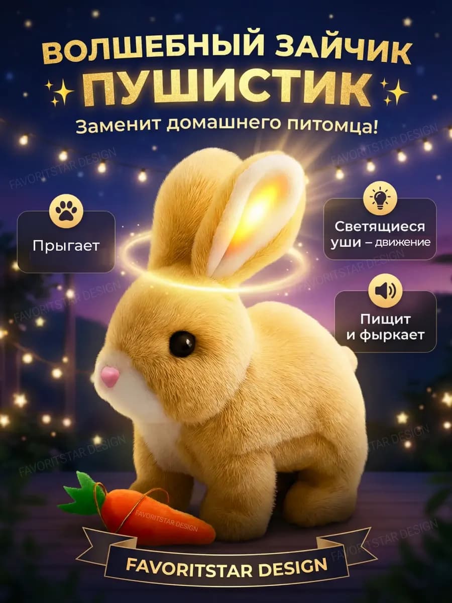 Интерактивная игрушка умный заяц для ребенка