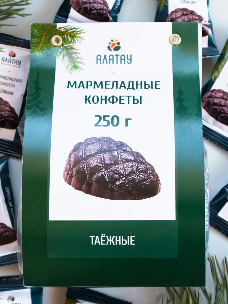 Мармелад натуральный Таежный 250 гр