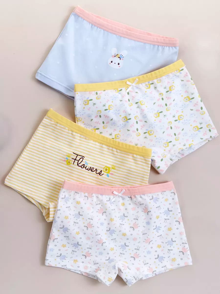 Трусы детские шорты набор 4 шт