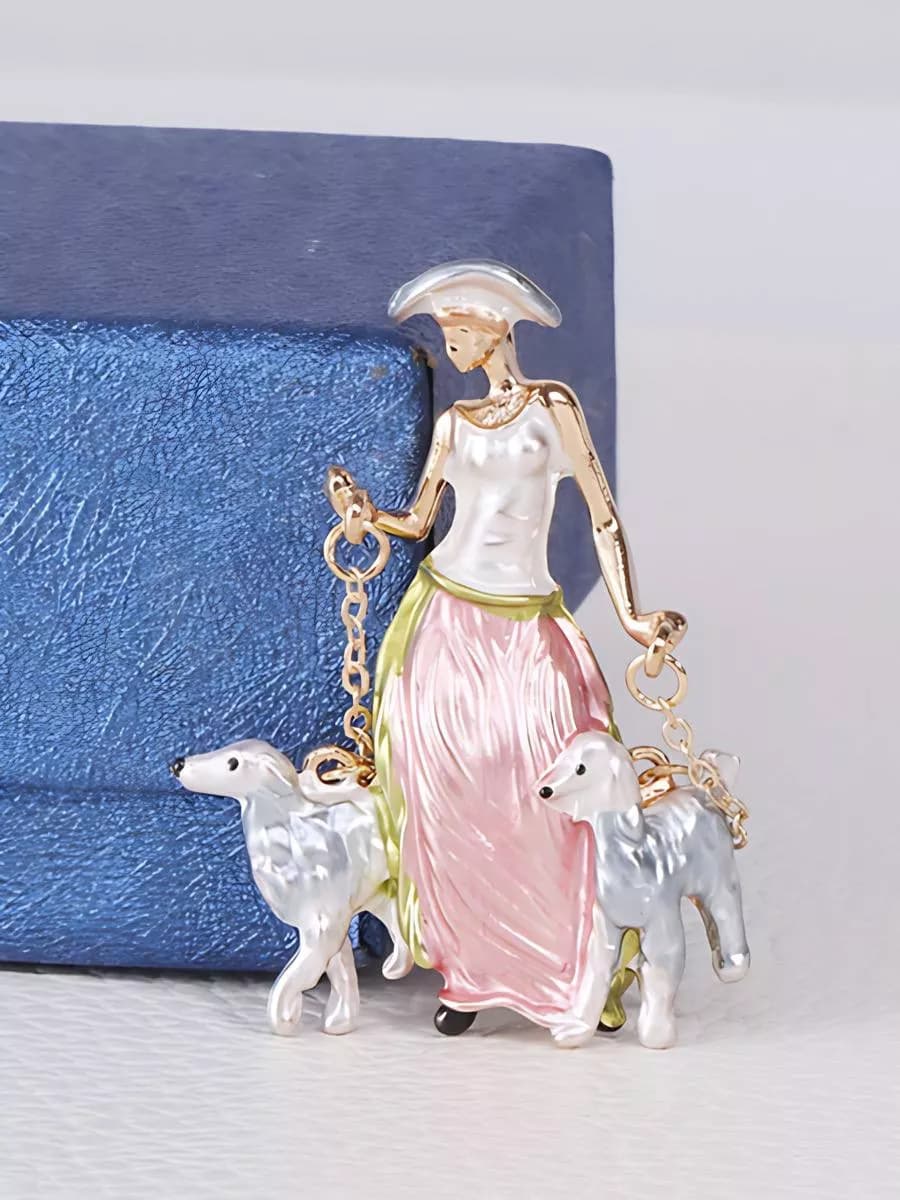 Подарок женщине брошь бижутерия