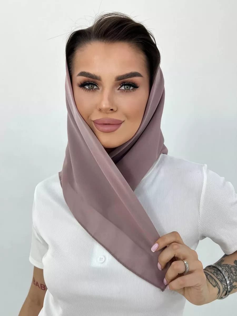 Платок косынка ажурная на шею на голову женская