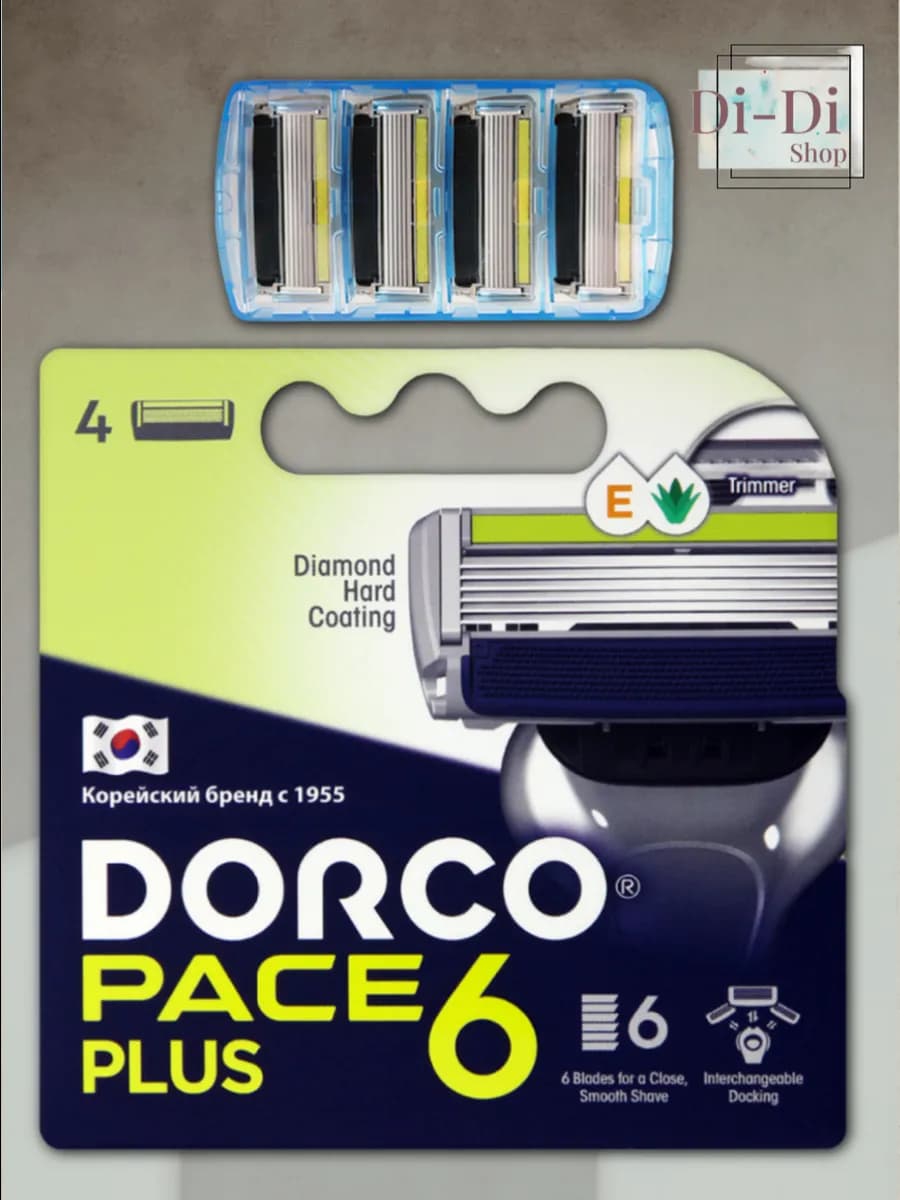 Pace 6 Plus Кассеты для бритья сменные с триммером