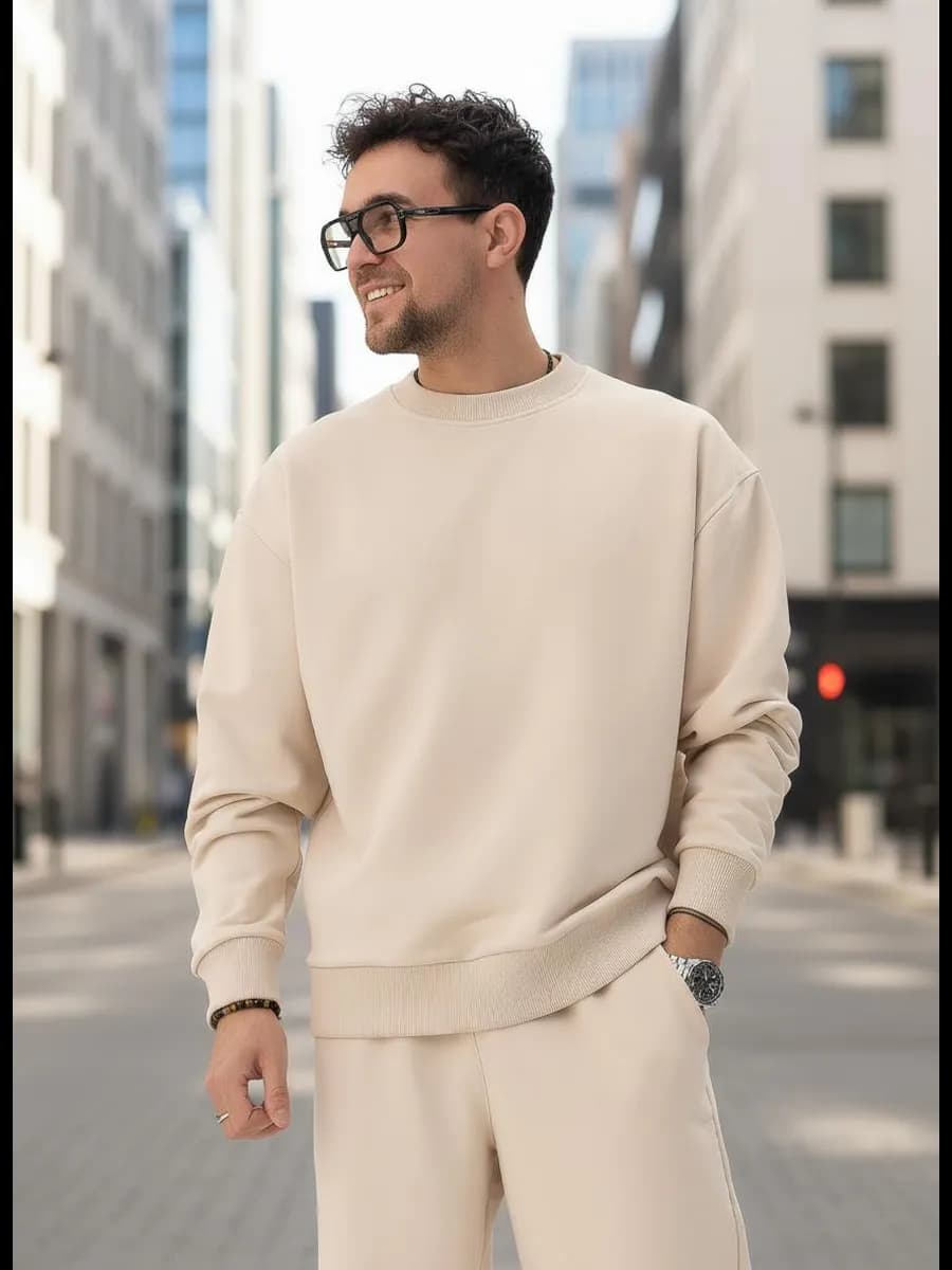 Свитшот базовый плотный без начеса