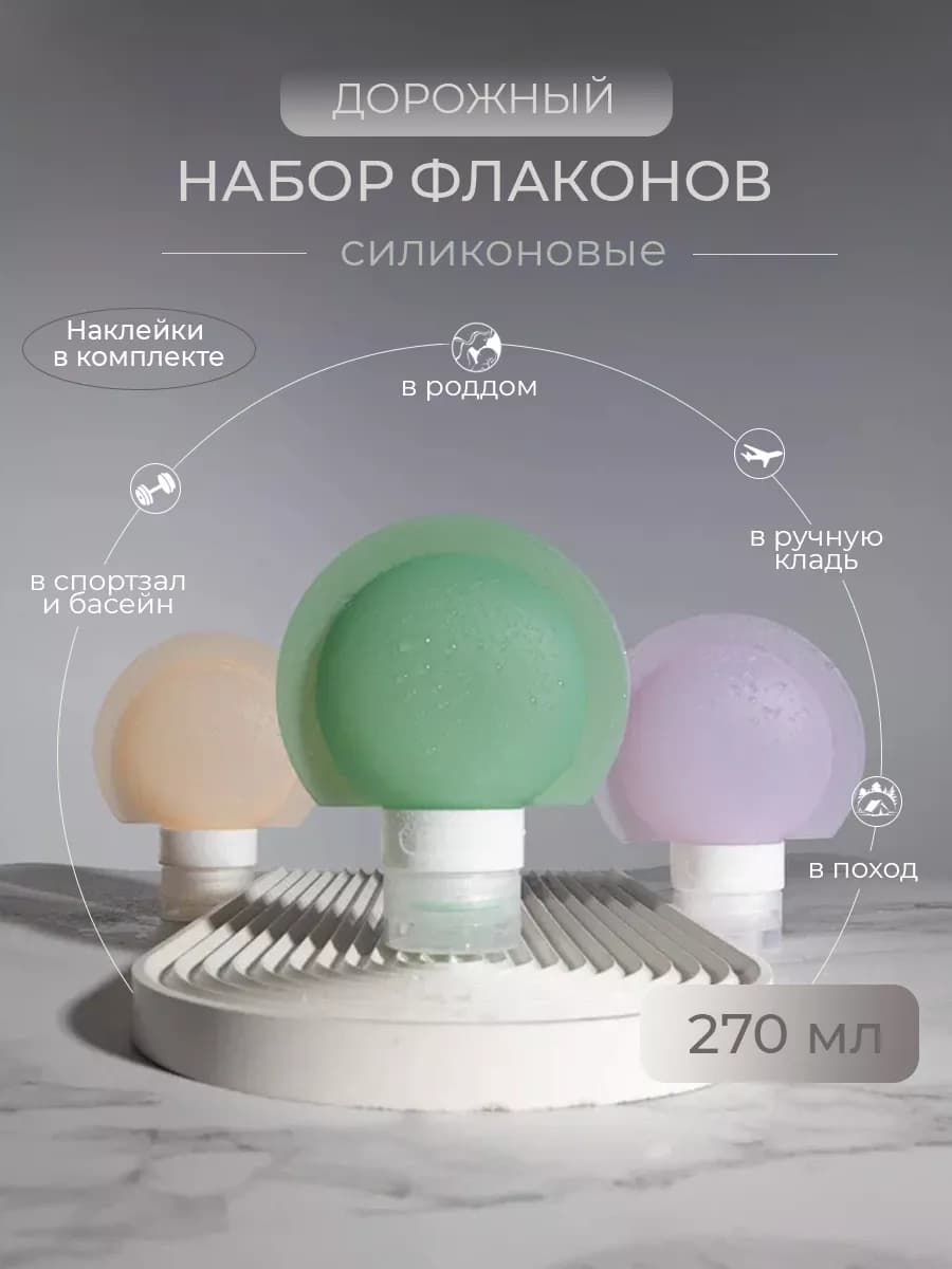 Дорожный набор флаконов
