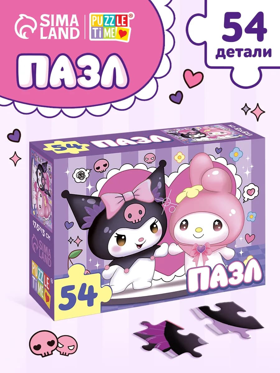 Пазлы для детей Кроличьи шалости