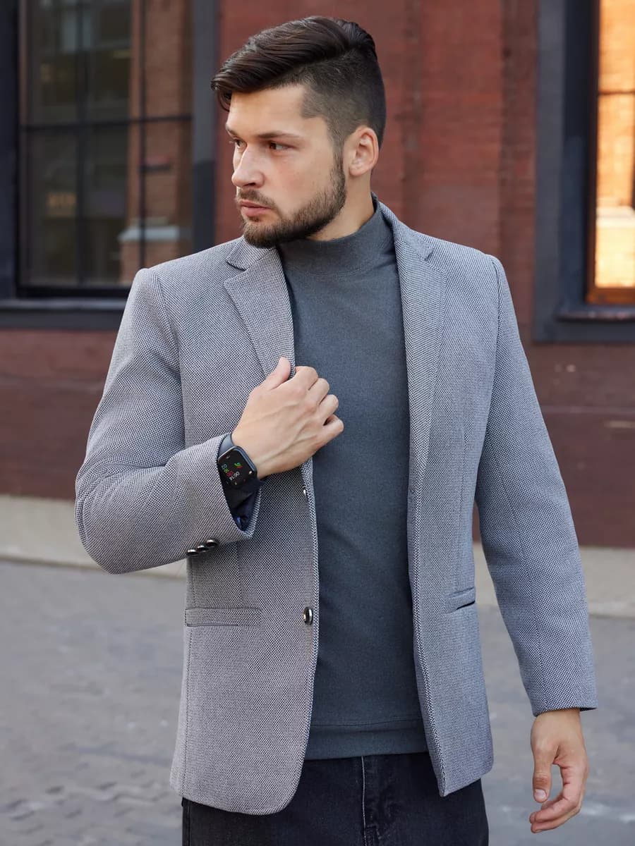 Пиджак мужской повседневный - фото 1