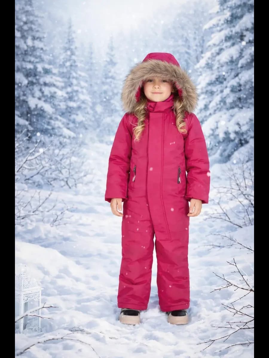 Комбинезон зимний пуховый из мембранной ткани