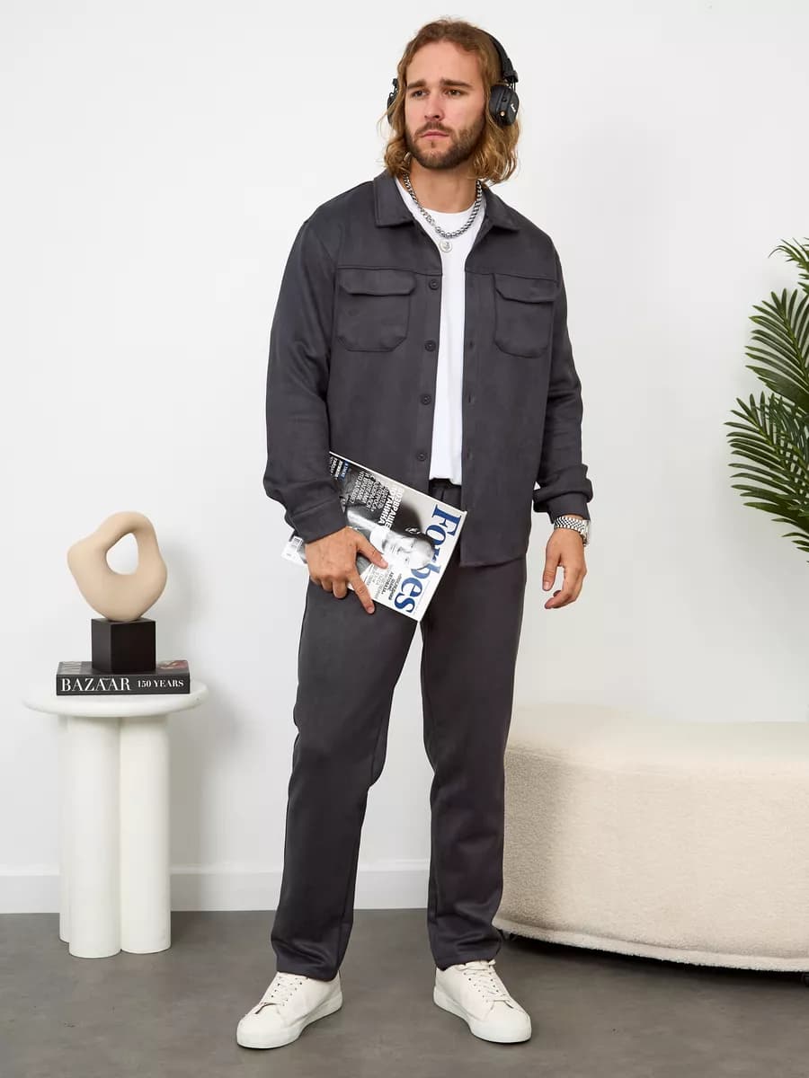 костюм двойка с брюками повседневный